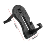 BF013-BK Automotive Door Step Hook Aluminum Foldable Ladder Mini Foot Pedal for Jeep SUV Truck WP, BF013-BK