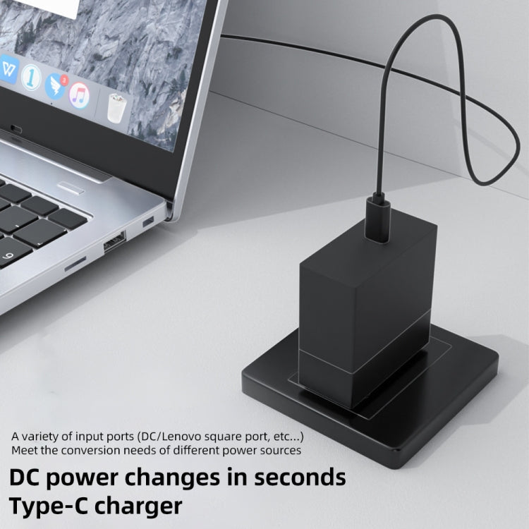 100W N 3.5X1.35mm Female to USB-C/Type-C Male Plug Charging Adapter, 3.5X1.35mm – TPU
