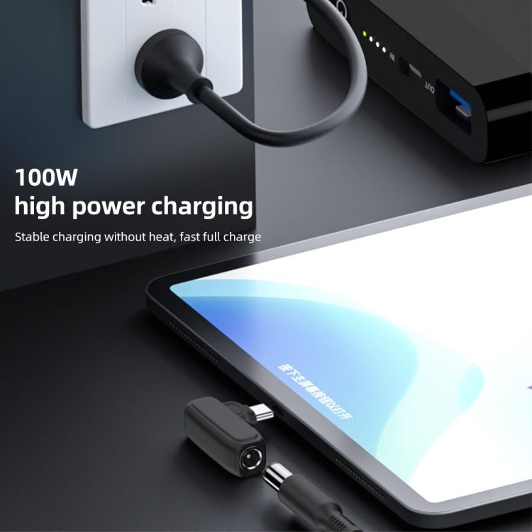 100W N 3.5X1.35mm Female to USB-C/Type-C Male Plug Charging Adapter, 3.5X1.35mm – TPU