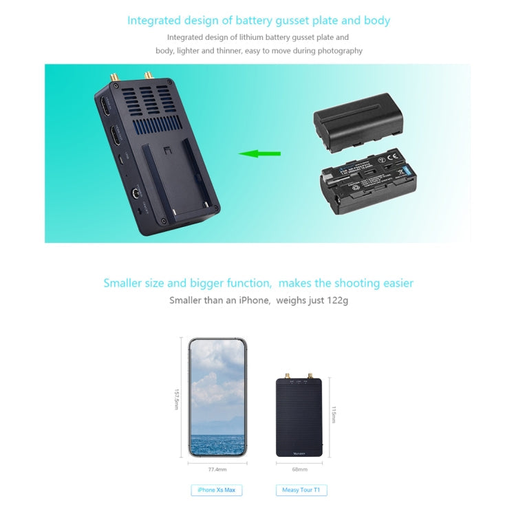 Measy T1 4K HDMI 2.0 Wireless Audio Video Transmitter Receiver Extender Transmission System, Transmission Distance: 400m,, US Plug, EU Plug, AU Plug, UK Plug