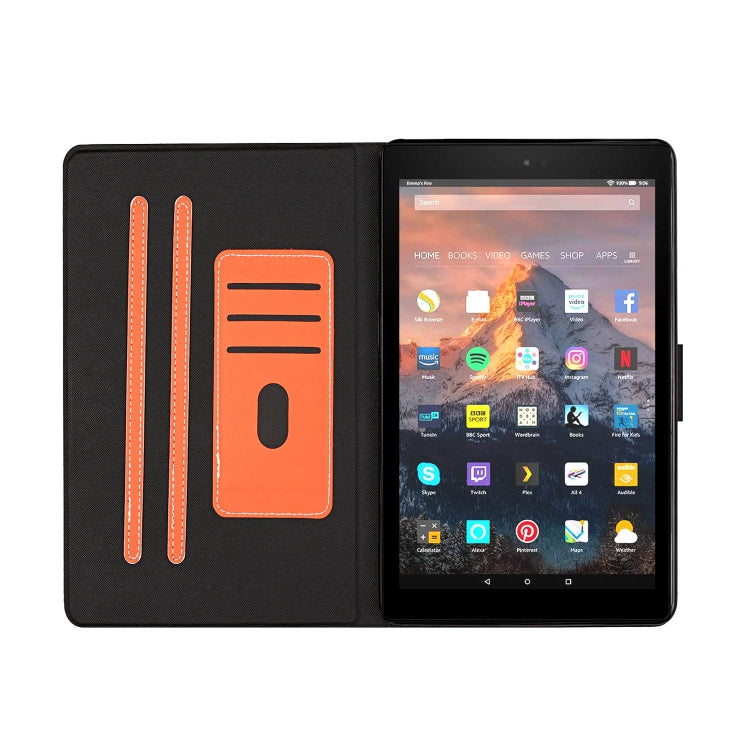 Solid Color Horizontal Flip Leather Case with Card Slots & Holder & Sleep / Wake-up Function, For Amazon Kindle Fire 7 2015/2017/2019, For Amazon Kindle Fire HD 8 2016/2017, For Amazon Kindle Fire HD 8 2020, For Amazon Kindle Paperwhite 4 (2018) /3 /2 ...