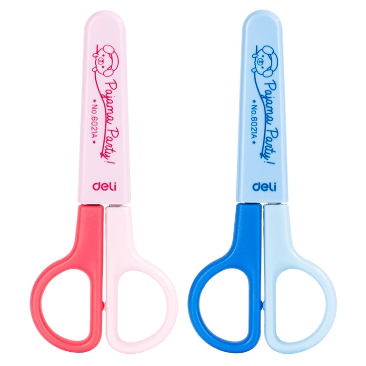 Deli 6021A Student Scissors Mini Portable Children Handmade Paper-cut Scissors Default Title