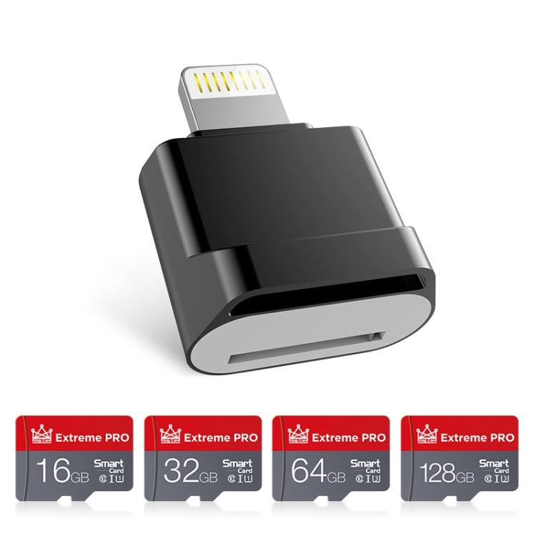 MicroDrive 8pin To TF Card Adapter Mini iPhone & iPad TF Card Reader, Card Reader – Data Transmission