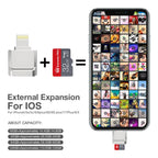 MicroDrive 8pin To TF Card Adapter Mini iPhone & iPad TF Card Reader, Card Reader – Data Transmission