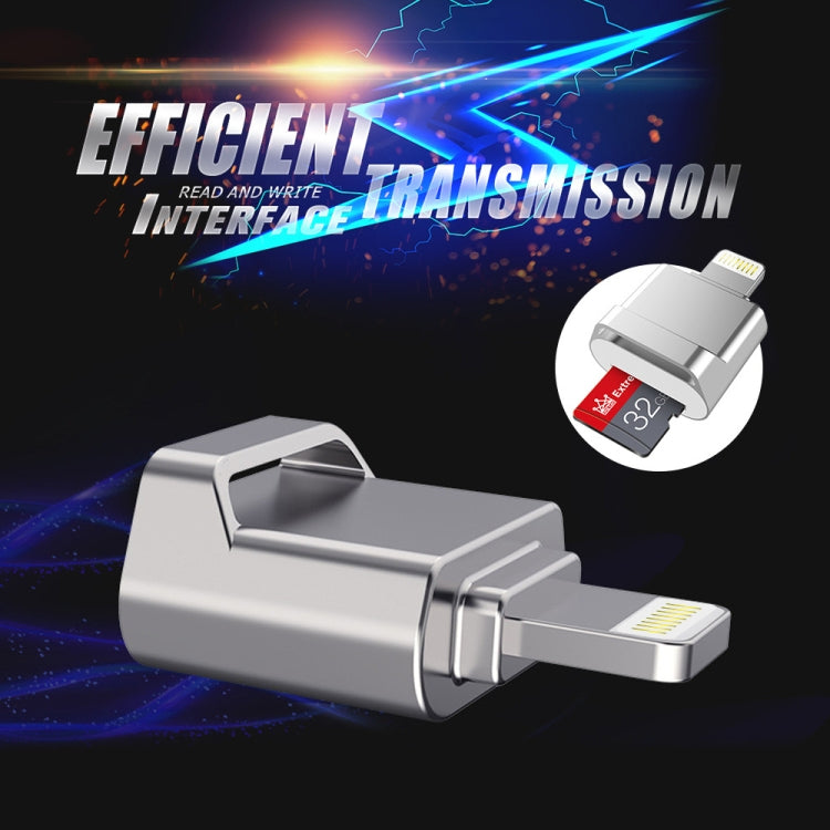 MicroDrive 8pin To TF Card Adapter Mini iPhone & iPad TF Card Reader, Card Reader – Data Transmission