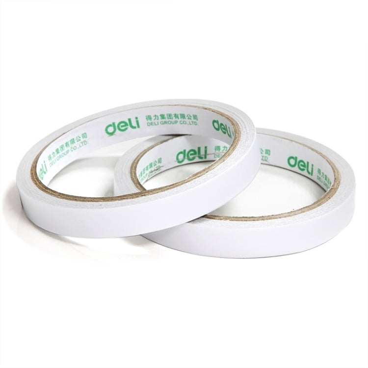 2 Volumes Deli High Adhesive Double Faced Adhesive Strong Dual Sided Tape, 9mm, 12mm, 18mm, 24mm 9mm