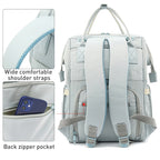 Multifunctional Mommy Bag Large Capacity Outgoing Baby Care Backpack, Grey, Blue, Black, Pink, Cartoon Bear – Waterproof, Anti-Scratch, Wear-resistant