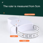 Automatic Precision Waist Measurement Ruler, Random Color
