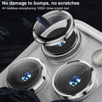 MOMAX Screen Protector Film – Eagle Eye Independent Full Cover Phone Lens Glass Film, For iPhone 15...
