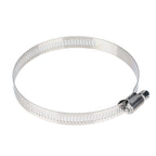 4 PCS Stainless Steel Hose Clamps Pipe Clip Fuel Line Clip, Size: 91-114mm, 4 PCS Size: 91-114mm