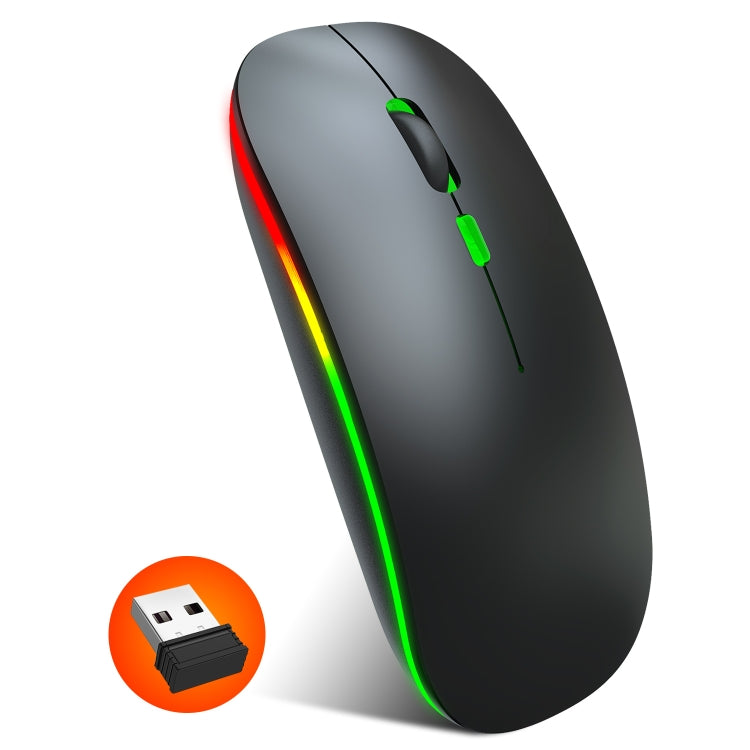 HXSJ M40 2.4GHZ 800,1200,1600dpi Third Gear Adjustment Colorful Wireless Mouse USB Rechargeable – Durable Build, Easy to Use