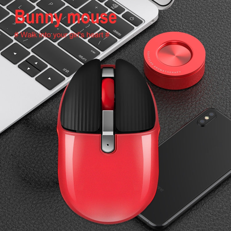 HXSJ M106 2.4GHZ 1600dpi Single-mode Wireless Mouse USB Rechargeable – Wireless Charging, Data Transmission