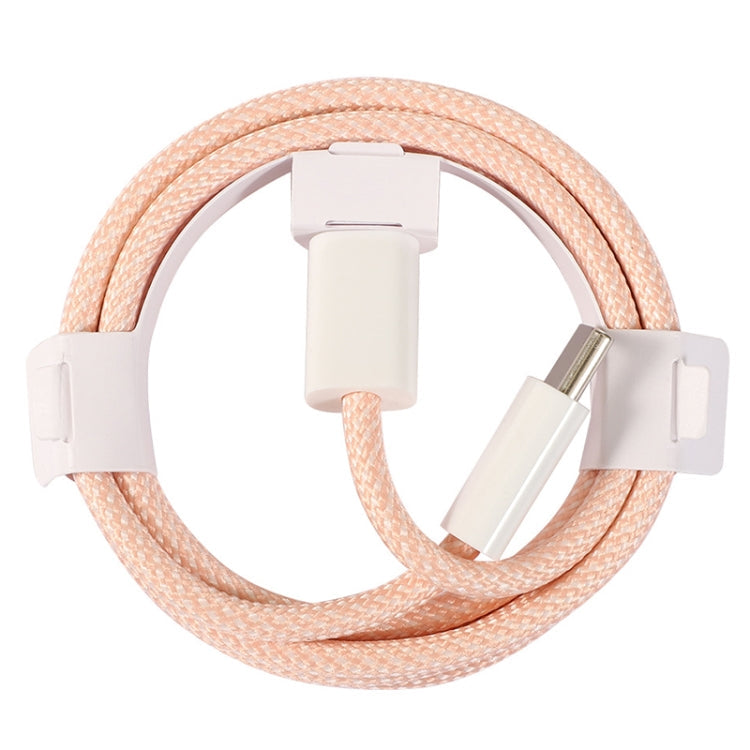 1m USB-C / Type-C to Type-C Macaron Braided Charging Cable – Fast Charging, Data Transmission, TPU