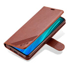 AZNS Sheepskin Texture Horizontal Flip Leather Case with Holder & Card Slots & Wallet – Card Slot, Flip, Leather, For Xiaomi Redmi 9, For Huawei P Smart 2020