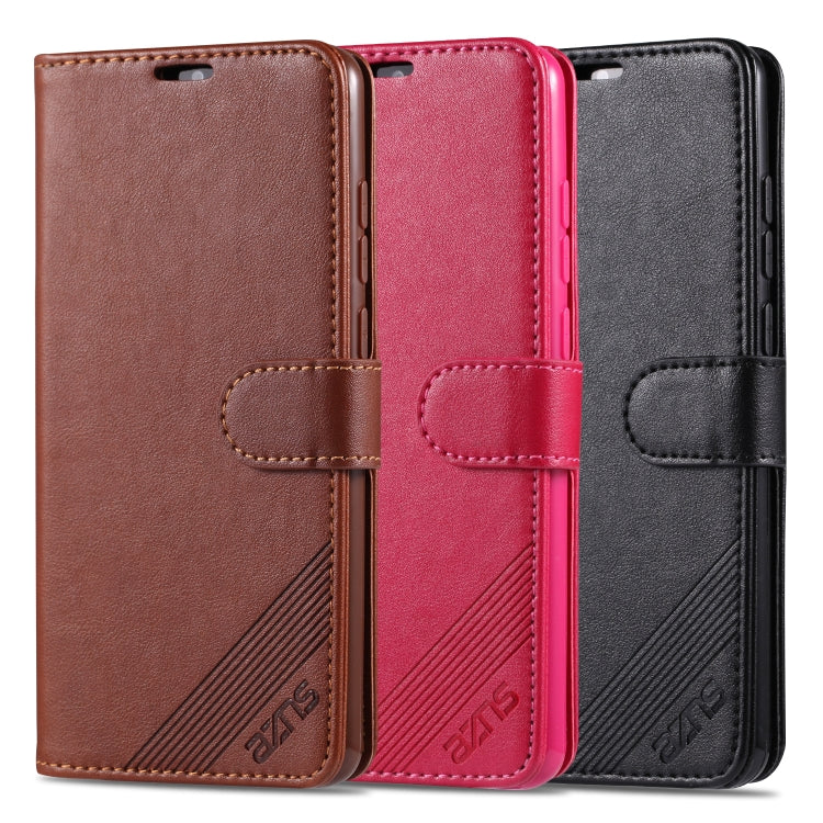 AZNS Sheepskin Texture Horizontal Flip Leather Case with Holder & Card Slots & Wallet – Card Slot, Flip, Leather, For Xiaomi Redmi 9, For Huawei P Smart 2020