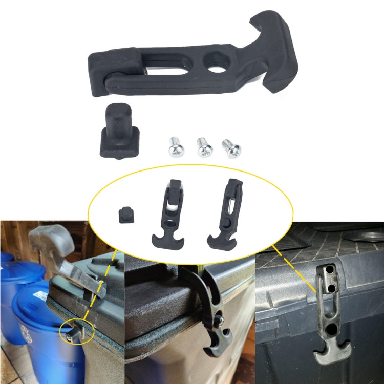 Rubber T Handle Toolbox Lock for Cooler / Golf cart / Off-road Vehicle, A2917 A2917