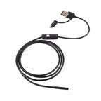 AN100 3 in 1 IP67 Waterproof USB-C / Type-C + Micro USB + USB HD Endoscope Hard Tube Inspection Camera for Parts of OTG Function Android Mobile Phone, with 6 LEDs, 5.5mm, 7mm, 8mm