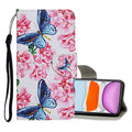 Case – Leather (iPhone 11) #8 For iPhone 11 Dragonfly Flower