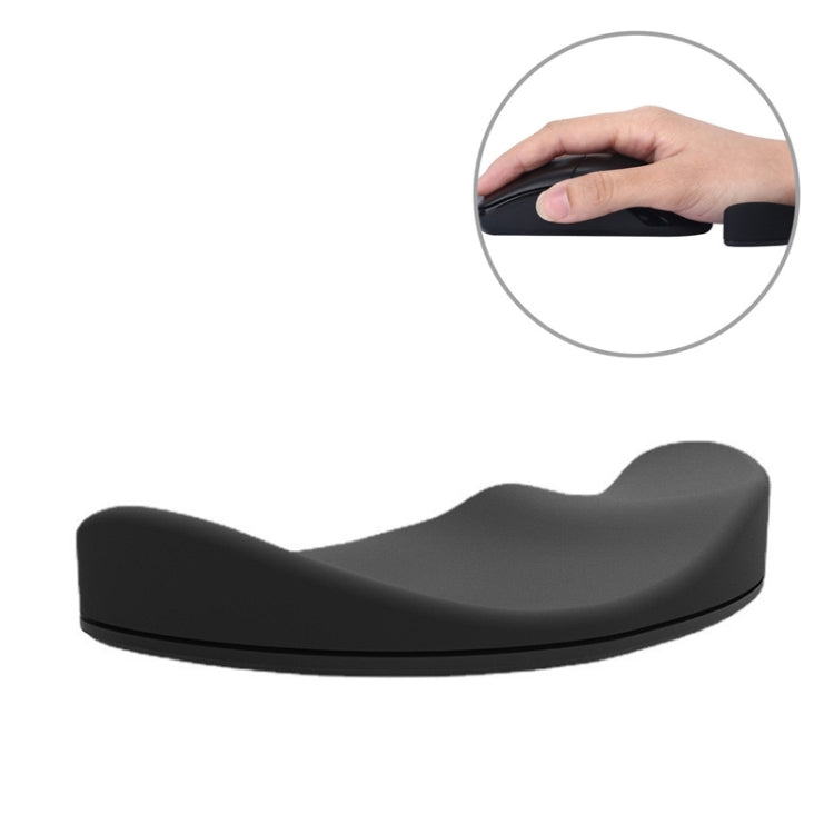 Silicone Wrist Support Mouse Pad Mobile Palm Rest Office Hand Rest, Black Left Hand, Grey Right Hand, Grey Left Hand – Durable Build, Easy to Use Black Left Hand