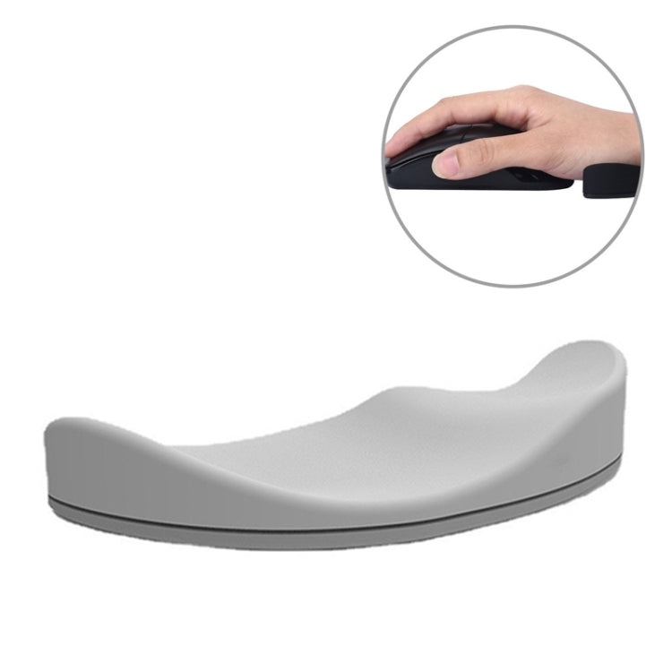 Silicone Wrist Support Mouse Pad Mobile Palm Rest Office Hand Rest, Black Left Hand, Grey Right Hand, Grey Left Hand – Durable Build, Easy to Use Grey Left Hand