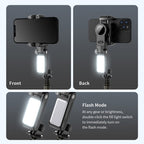 Q18 Desktop Intelligent Tracking Gimbal Stabilizer Multi-function Fill Light Selfie Stick, Q18