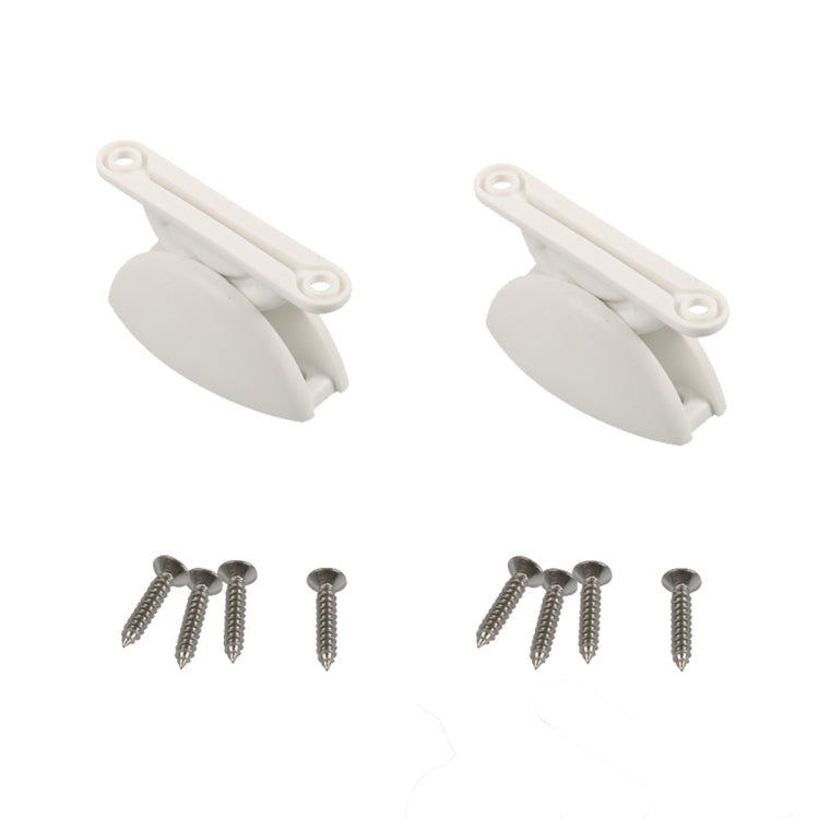 A8627 2 Pair RV Hatch Semi-circular Retainer Kit with Screws Default Title