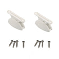 A8627 2 Pair RV Hatch Semi-circular Retainer Kit with Screws Default Title