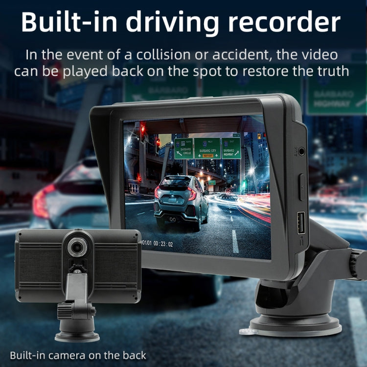 B5570 SunShade Style Car MP5 Player 7 inch Wireless CarPlay, Support Mobile Phone Interconnection, B5570