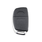 4-button Folding Car Key Shell with Metal Edge Solaris ix35 ix4 Santa For Hyundai Sonata 2014-2017 / Tucson 2016-2019 / Santa Fe 2013-2016, For Hyundai 4-button Solaris ix35 ix4