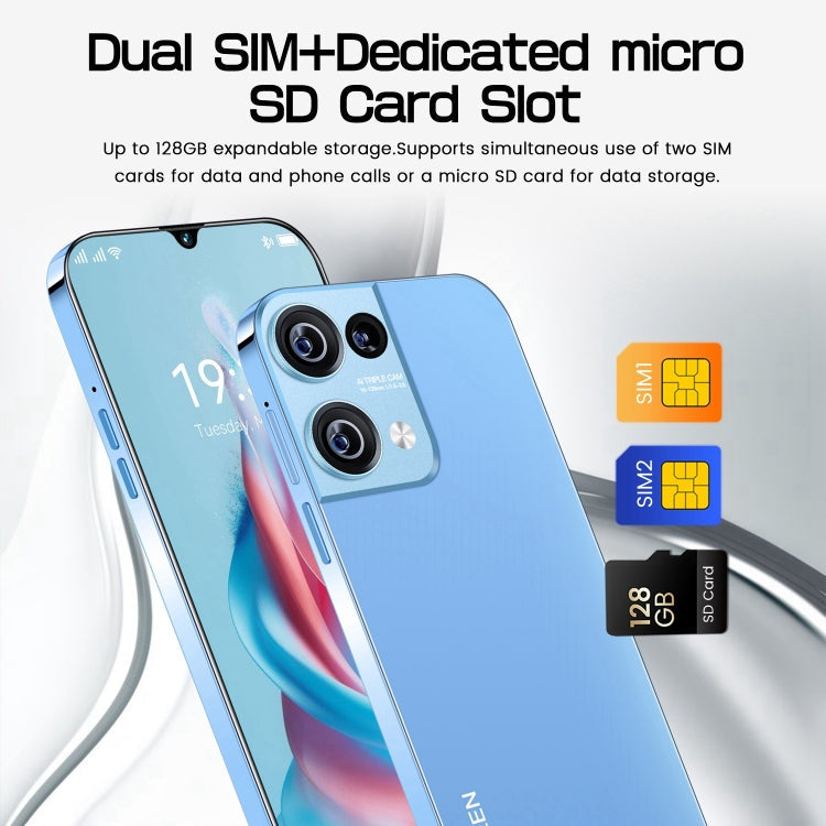 Reno8 Pro / B55, 6.49 inch Screen, Face Identification, Android 8.1 MTK6580A Quad Core, Network: 3G, OTG, Dual SIM, Reno8 Pro / B55 2GB+16GB