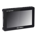 FEELWORLD F5 ProX 5.5 inch 1600nit High Bright Touch Screen DSLR Camera Field Monitor 4K HDMI F970 Install and Power Kit, F5 ProX