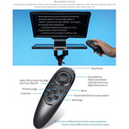 FEELWORLD TP16 16 inch Tablet Horizontal Vertical Prompting Folding Teleprompter, Bluetooth Remote Control, TP16