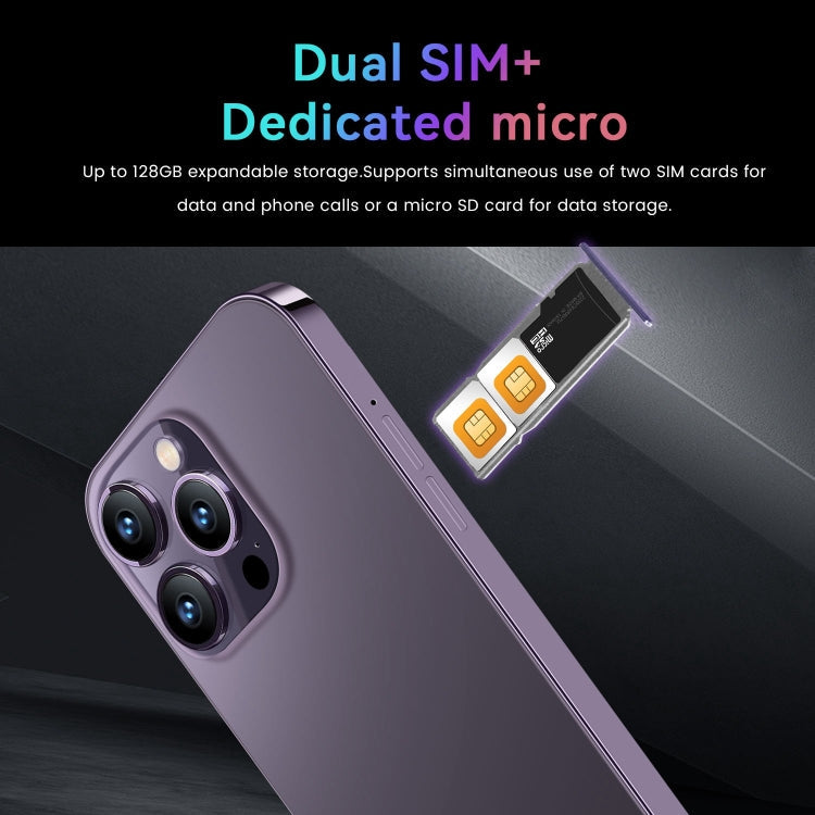 i15 Pro Max / U18, 6.53 inch Screen, Face Identification, Android 9.1 SC7731E Quad Core, Network: 3G, Dual SIM, i15 Pro Max / U18 2GB+16GB – Durable Build, Easy to Use