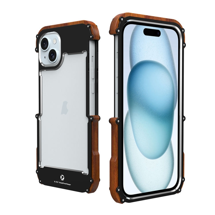 Ironwood Generation Metal Hybrid Wood Phone Case, For iPhone 16 Pro... For iPhone 15 Plus