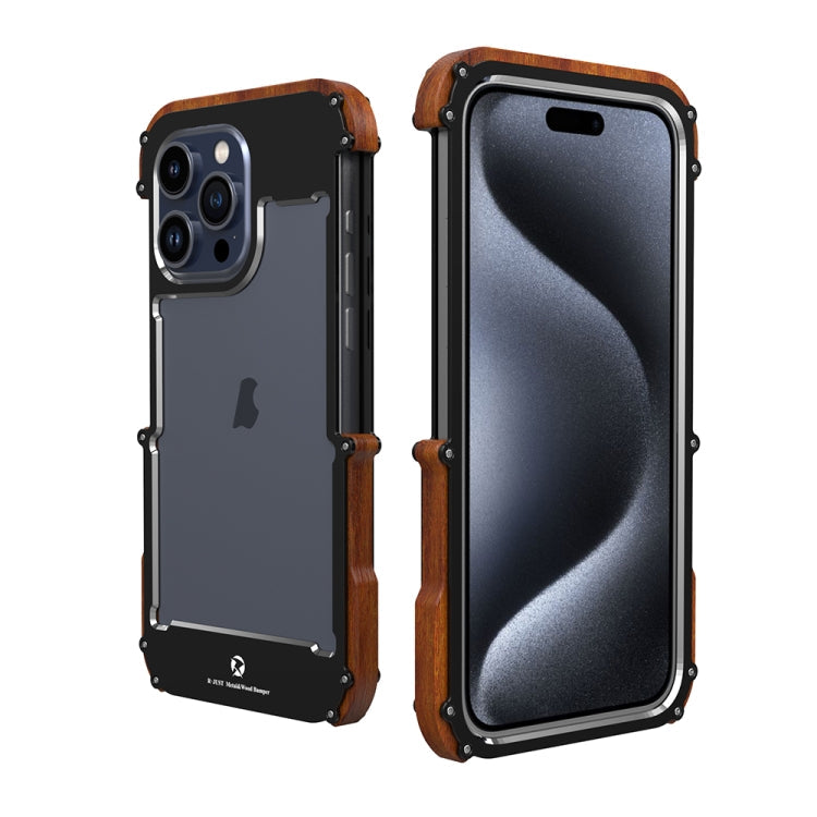 Ironwood Generation Metal Hybrid Wood Phone Case, For iPhone 16 Pro... For iPhone 15 Pro