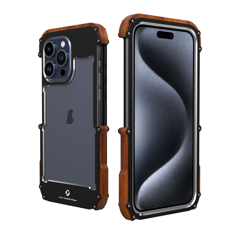 Ironwood Generation Metal Hybrid Wood Phone Case, For iPhone 16 Pro... For iPhone 15 Pro Max