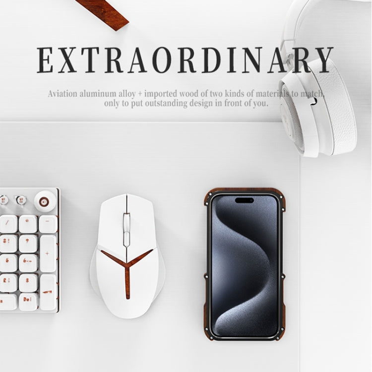 Ironwood Generation Metal Hybrid Wood Phone Case, For iPhone 16 Pro...