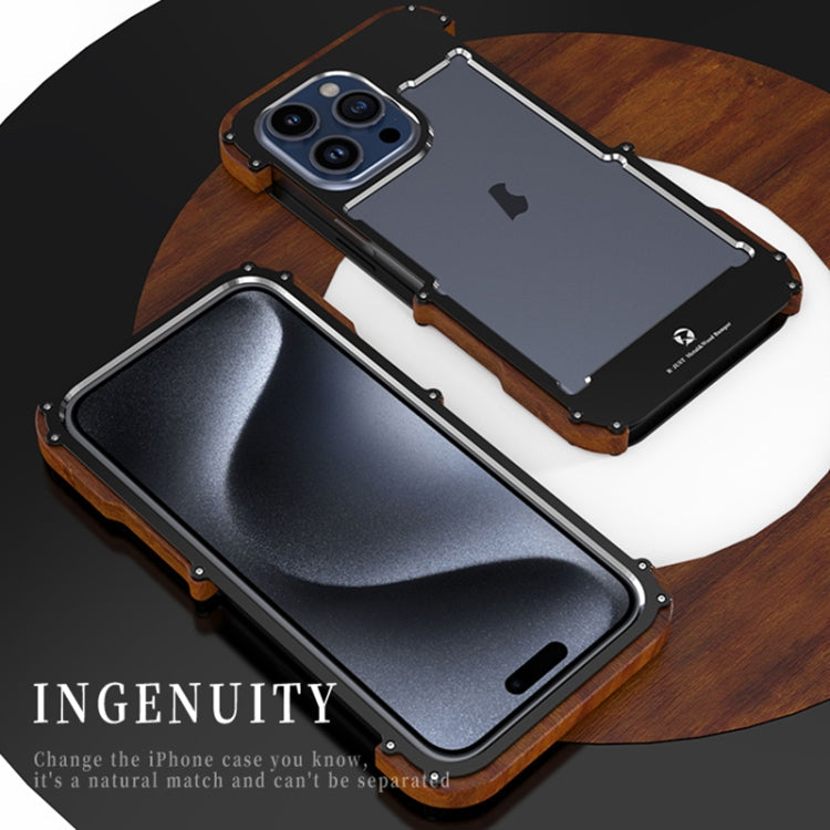 Ironwood Generation Metal Hybrid Wood Phone Case, For iPhone 16 Pro...