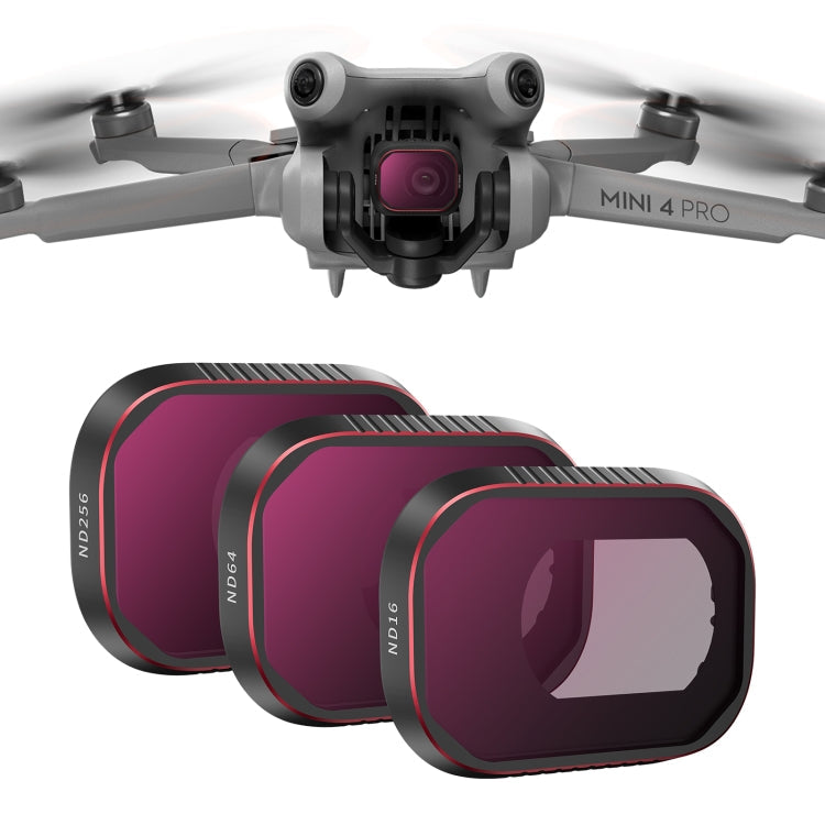 For DJI Mini 4 Pro STARTRC Drone Lens Filter, ND16/64/256, CPL ND8/16/32/64/256, CPL UV ND8/16/32/64 ND16 64 256