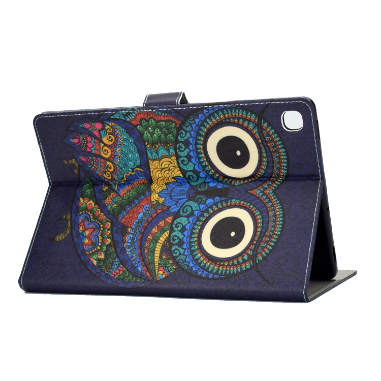 Colored Drawing Pattern Horizontal Flip PU Leather Case with Holder & Card Slot & Sleep / Wake-up Function, For Samsung Galaxy Tab A 10.1 (2019) T510/T515, For Samsung Galaxy Tab A 10.1 T580/T585 (2016), For Samsung Galaxy Tab A 10.5 T590/T595
