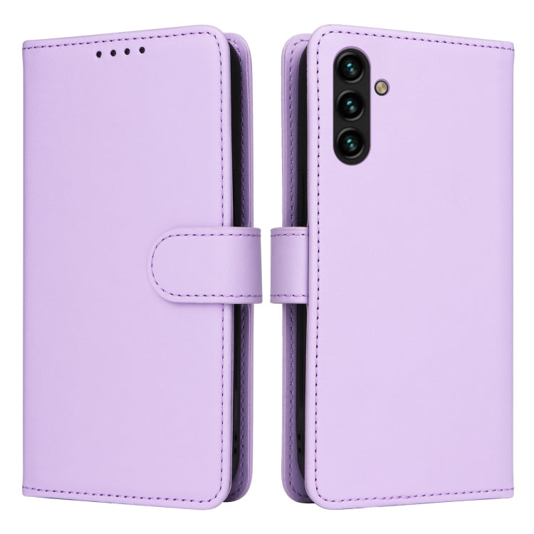 BETOPNICE BN-005 2 in 1 Detachable Imitate Genuine Leather Phone Case – Magnetic, Card Slot, Leather, For Samsung Galaxy A12 4G / A12 5G, For Samsung Galaxy A13 5G / A04S / A04, For Samsung Galaxy S20 FE, For Samsung Galaxy A53 5G For Samsung Galaxy A13 5G A04S A04 Light Purple