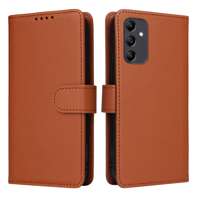 BETOPNICE BN-005 2 in 1 Detachable Imitate Genuine Leather Phone Case – Magnetic, Card Slot, Leather, For Samsung Galaxy S23 Ultra, For Samsung Galaxy S23+, For Samsung Galaxy S23, For Samsung Galaxy A14 5G For Samsung Galaxy A14 5G Brown