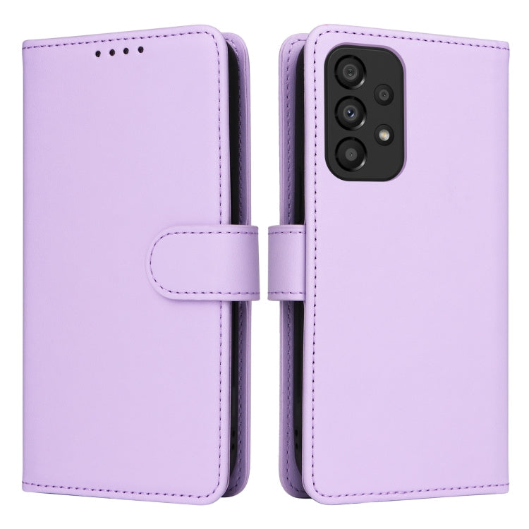BETOPNICE BN-005 2 in 1 Detachable Imitate Genuine Leather Phone Case, For Samsung Galaxy A33 5G, For Samsung Galaxy A03 164mm, For Samsung Galaxy A13 4G, For Samsung Galaxy S22 Ultra For Samsung Galaxy A33 5G Light Purple