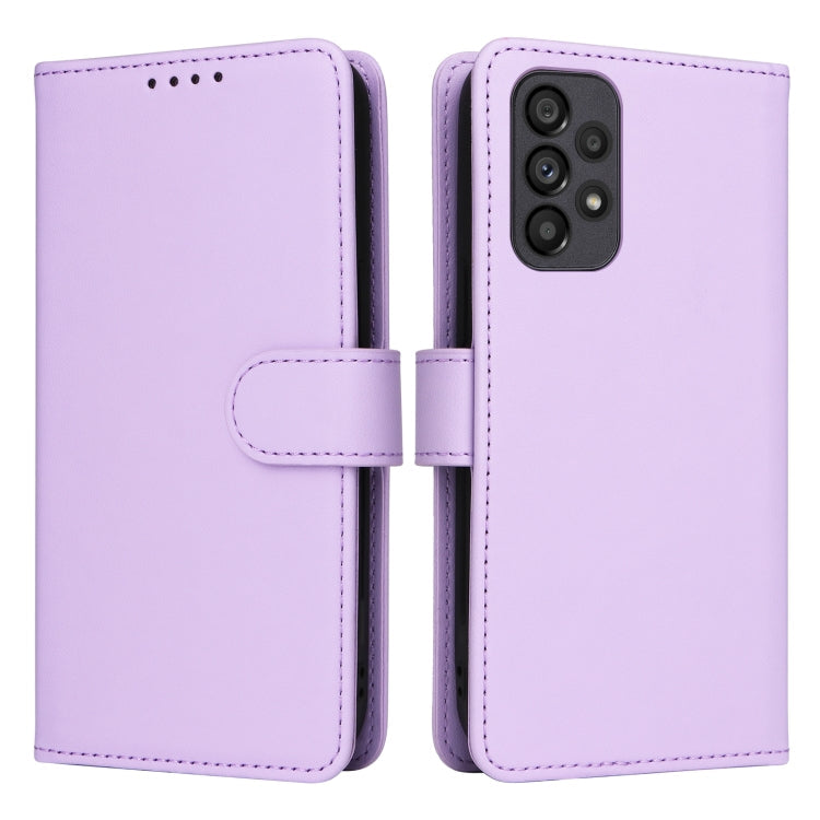 BETOPNICE BN-005 2 in 1 Detachable Imitate Genuine Leather Phone Case – Magnetic, Card Slot, Leather, For Samsung Galaxy A12 4G / A12 5G, For Samsung Galaxy A13 5G / A04S / A04, For Samsung Galaxy S20 FE, For Samsung Galaxy A53 5G For Samsung Galaxy A53 5G Light Purple