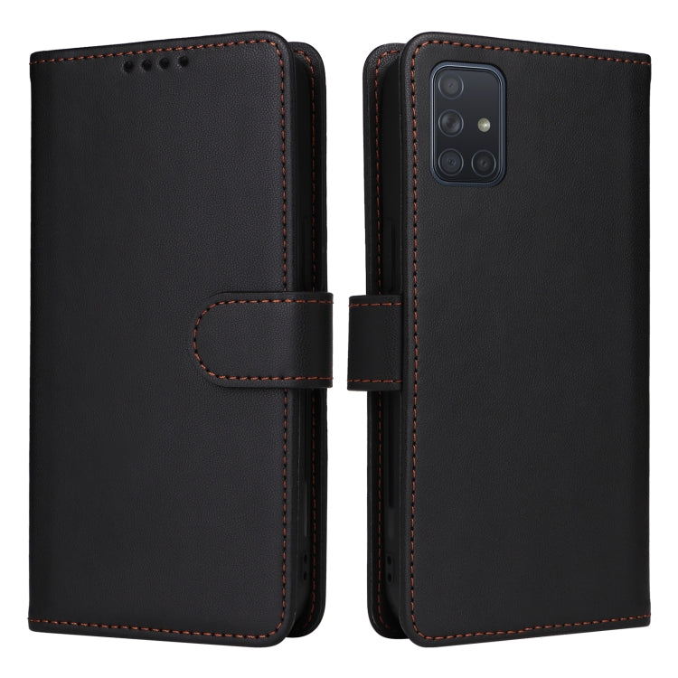BETOPNICE BN-005 2 in 1 Detachable Imitate Genuine Leather Phone Case – Magnetic, Card Slot, Leather, For Samsung Galaxy S20, For Samsung Galaxy S20+, For Samsung Galaxy A71 4G, For Samsung Galaxy A51 4G For Samsung Galaxy A71 4G Black