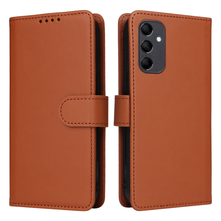 BETOPNICE BN-005 2 in 1 Detachable Imitate Genuine Leather Phone Case – Magnetic, Card Slot, Leather, For Samsung Galaxy A25 5G, For Samsung Galaxy S23 FE 5G, For Samsung Galaxy M14 5G, For Samsung Galaxy A24 4G For Samsung Galaxy M14 5G Brown