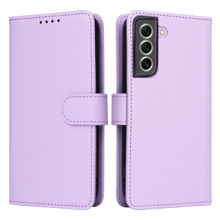 BETOPNICE BN-005 2 in 1 Detachable Imitate Genuine Leather Phone Case, For Samsung Galaxy S21 FE, For Samsung Galaxy A32 4G, For Samsung Galaxy A52 4G / A52 5G, For Samsung Galaxy A32 5G For Samsung Galaxy S21 FE Light Purple