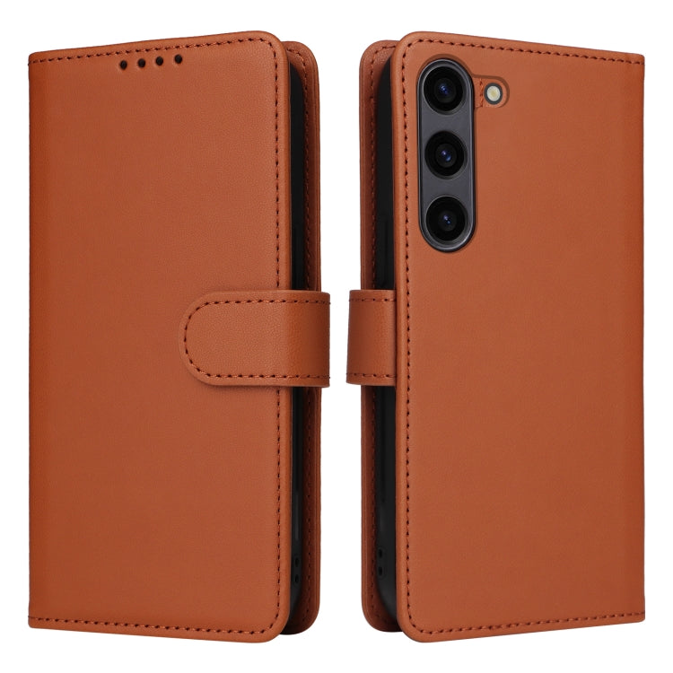 BETOPNICE BN-005 2 in 1 Detachable Imitate Genuine Leather Phone Case – Magnetic, Card Slot, Leather, For Samsung Galaxy S23 Ultra, For Samsung Galaxy S23+, For Samsung Galaxy S23, For Samsung Galaxy A14 5G For Samsung Galaxy S23 Brown