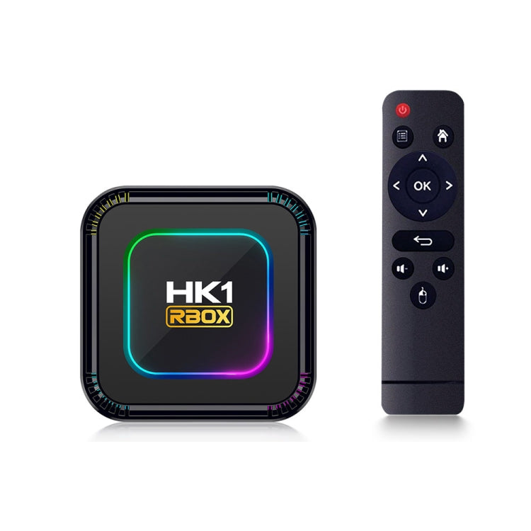 HK1 RBOX K8 8K Android 13.0 Smart TV Box with Remote Control, RK3528 Quad-Core, 2GB+16GB, 4GB+32GB, 4GB+64GB, 4GB+128GB 2GB+16GB EU Plug