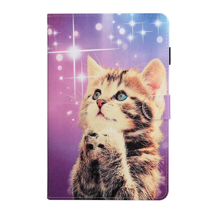 Colored Drawing Pattern Horizontal Flip PU Leather Case with Holder & Card Slot & Sleep / Wake-up Function, For Amazon Kindle Fire HD 8 (2016/2017/2018), For Amazon Kindle Fire HD 8 (2020), For Amazon Kindle Fire HD 10 (2015 / 2017)